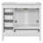 Ruthila 36 " W Freestanding Standard Free Standing 1 Single Vanity Bathroom Vanity With Ceramic Top-2082131457