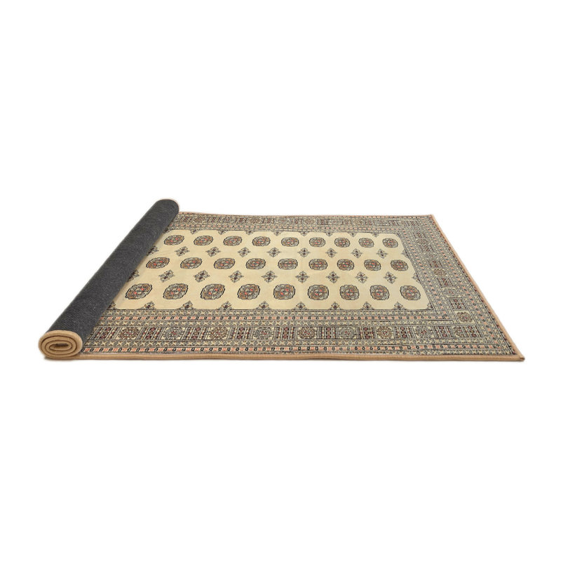 Tapis beige/gris traditionnel Buddleia, Rectangle 5 pi x 7 pi