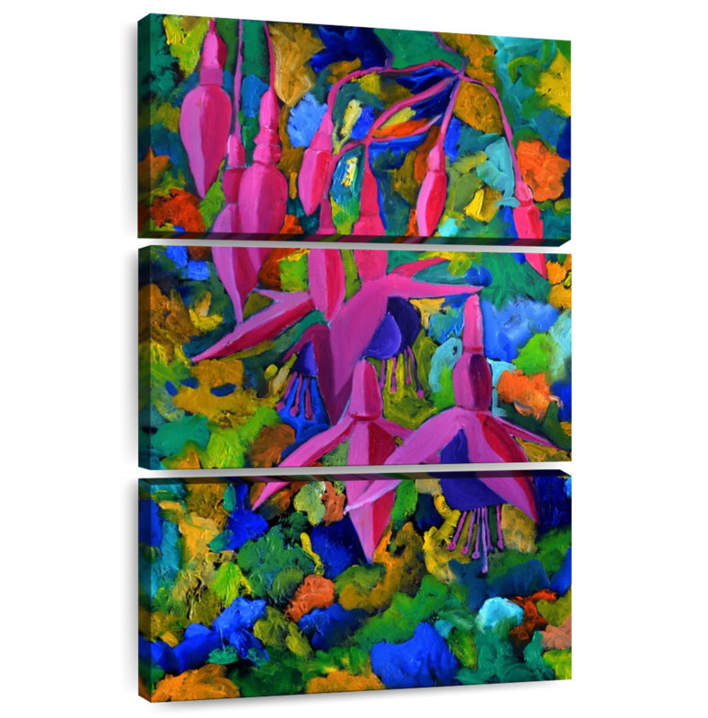 Harnek Fuchsia Blend, 38" H x 24" W