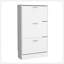 Range-chaussures, 3 portes, 3 tablettes, blanc-1439097970