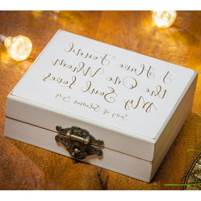 Wood Jewellery Box + Locking