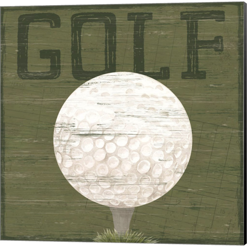 «Golf Days A» par Tara Reed, ensemble de 2 toiles tendues