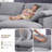 6 - Piece Modular Oversized Reversible Corner Sectional Sofa Cloud Couch-140416316