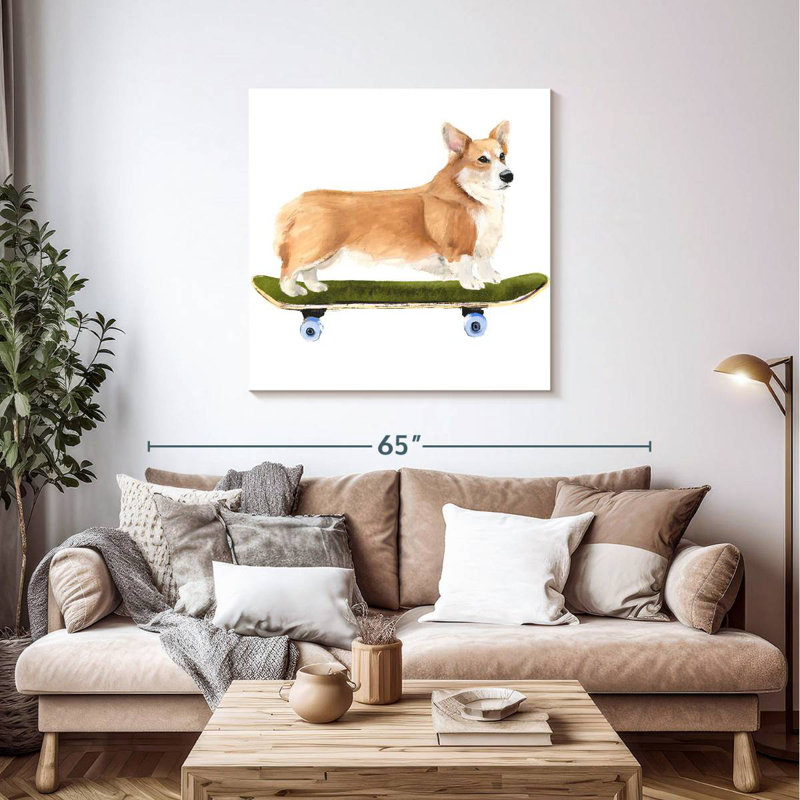 Brampt Pups On Wheels I, 39" H x 39" W
