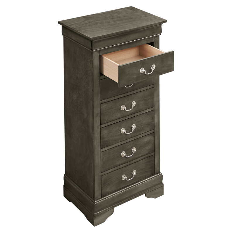 Citronelle 7 Drawer Lingerie Chest, Gray