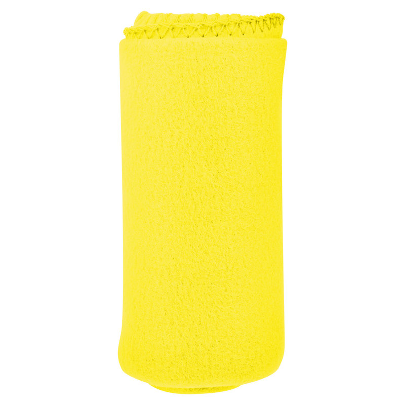 Jeté polaire 50 po x 60 po, Jaune