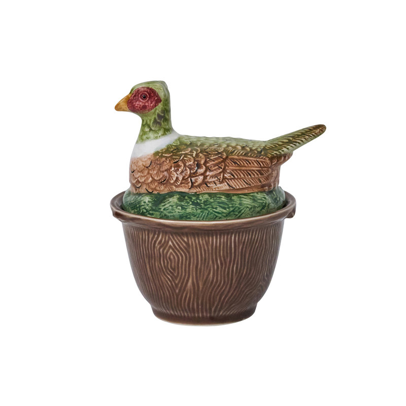 Forest Walk Pheasant Bowl With Lid