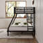 Metal Bunk Bed With Ladder-885005131-872615812