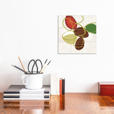 Pebbles 'N' Loops II 1 Piece Wall Art on Canvas