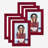 Red Wood Picture Frame - Set of 6-89852984