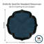 Ensemble de napperons perlé 4 pièces Dec Arround de 14 po - Napperons faits à la main-105507325