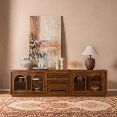 Retro and niche design-oriented TV cabinet