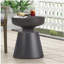 Table d'appoint d'extérieur en béton léger