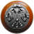 Antique Pewter / Cherry Wood