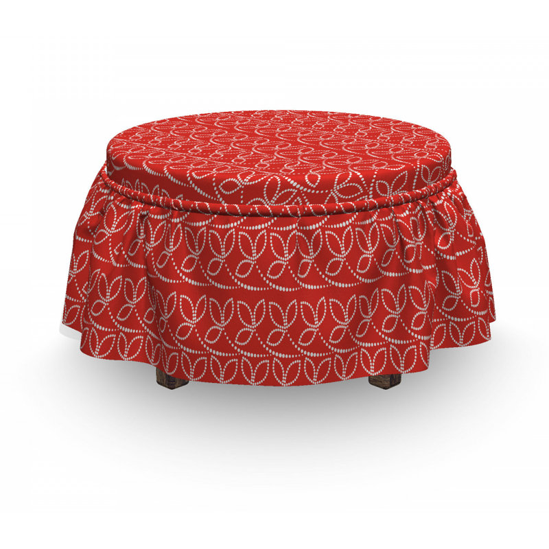 Box Cushion Ottoman Slipcover