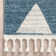 Kennedy Triangles Blue Children's Rug
