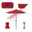 Parasol de marché carré 78 po Rukhsaar-1101683492