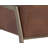 Brookdene Faux Leather Armchair - Brown-138958198