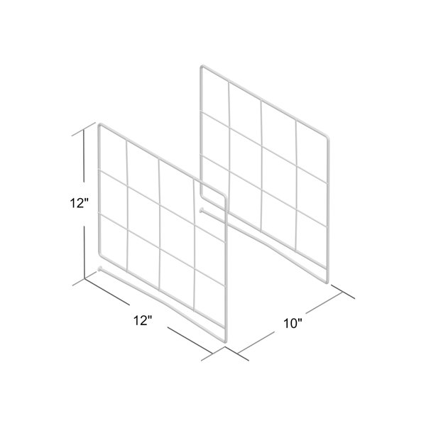 Dotted Line™ Donny Metal Shelf Divider & Reviews