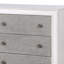 Commode 6 tiroirs avec poignée carrée