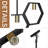 5 - Light Black/Gold LED Geometric Pendant