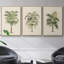 Les Palmiers II - Ensemble de 3 reproductions encadrées sur toile-97811930-97811937