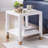 2-Layer Glass Square End Table-1882445146