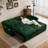 Convertible Sofa Bed with Cloud-Like Fabric