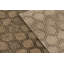Vintage Distressed Runner Rug, Beige-Brown Geometric Pattern - Rug & Kilim
