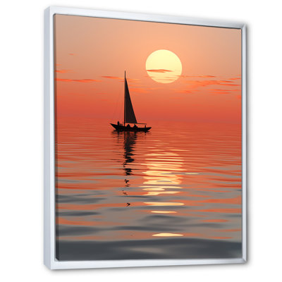 Coastal Sunset Serenity sur impression sur toile