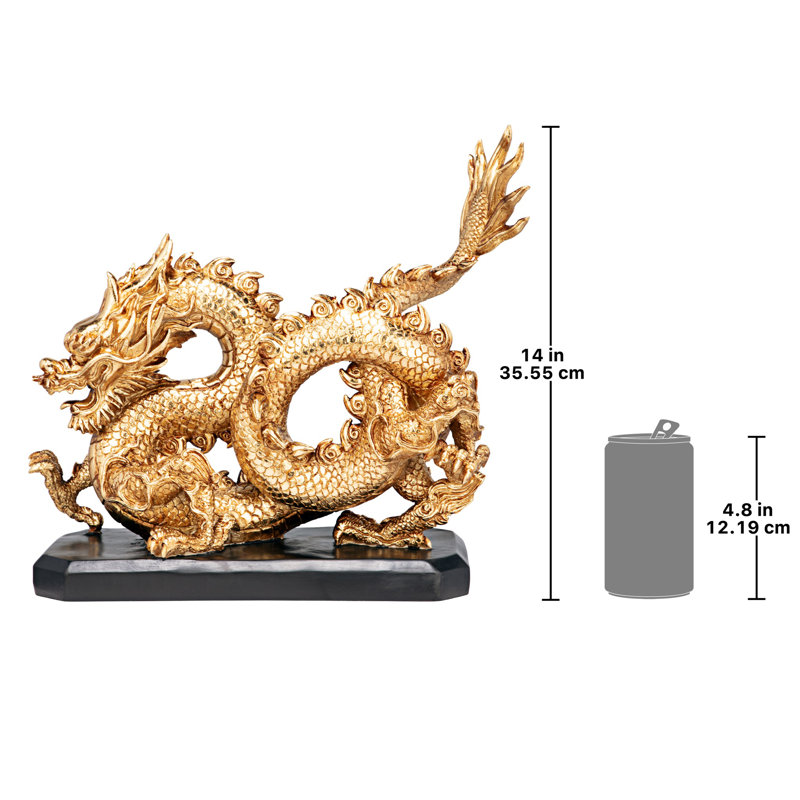 Emperors Golden Dragon Figurine