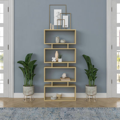 Bibliothèque géométrique H 63,4 "x l 28,35" Barzykin