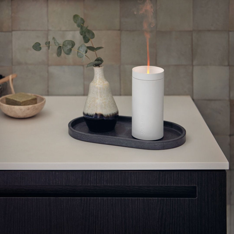 White Ultrasonic Battery-Powered Electric Aroma Diffuser