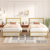 Belah Upholstered Metal Platform Bed