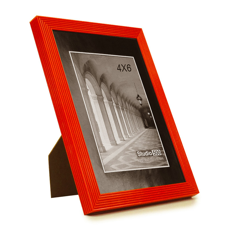 Matte Picture Frame, Red, 6" x 4"