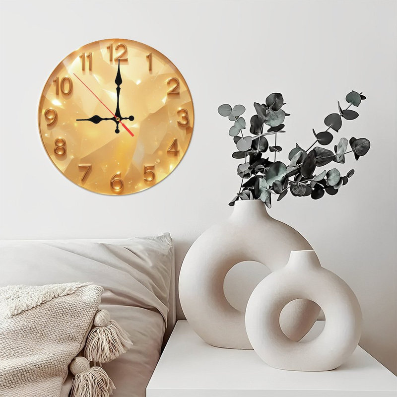 Horloge dorée