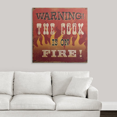 « the cook is on fire », art textuel