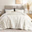 Ensemble de couette en fausse fourrure à bulles - Couette ultra douce et chaude avec deux taies d'oreiller-134707204-134707214