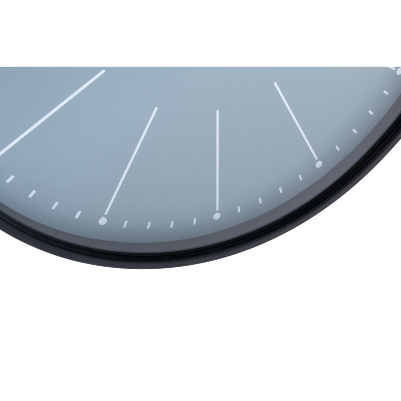 Metal Wall Clock, Black
