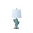 Ceramic Cactus Plant Metal Table Lamp