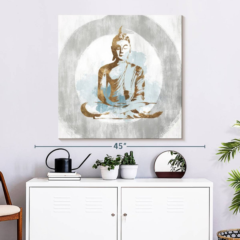Bouddha Leisha II, H 33 po x l 33 po