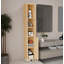Armoire haute et mince en bambou naturel grande capacité