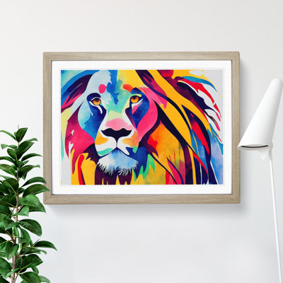 Colourful Lion Vol.5 Abstract - Print