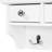 White Floating Makeup Vanity With 31.7 - Inch Hd Wall Mirror, Mounted Organizer 3 Drawers, 5 Pockets & Hooks For Small Spaces Vanity, Hooks, Mirror Compact Home Storage