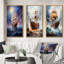 «Pirate Oceans Embrace», 3 pièces sur toile-1412051686-1412051683