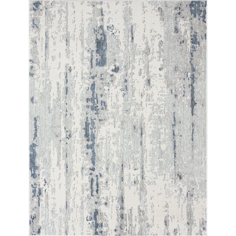 Tapis gris, Rectangle 7 pi 9 po x 9 pi 9 po