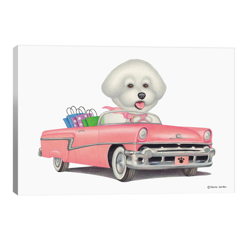 Bichon Frise - Print on Canvas, No Frame, 66.04 cm H x 45.72 cm W x 3.175 cm D