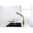 High Arc Pull Down Kitchen Faucet In Gold And Stainless - Smooth Operation For Effortless Use Steel Sink With Dual Spray Function Easy Installation Without Plumber-1082450136