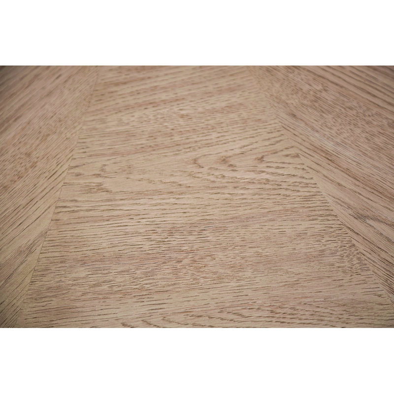 Table basse 1Pc de style moderne avec structure ouverte en bois d'hévéa