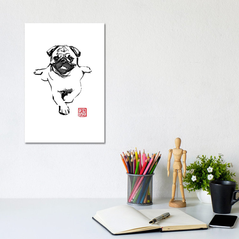 Carlin by Péchane - Print on Canvas, Wrapped Canvas, 20.32 cm H x 30.48 cm W